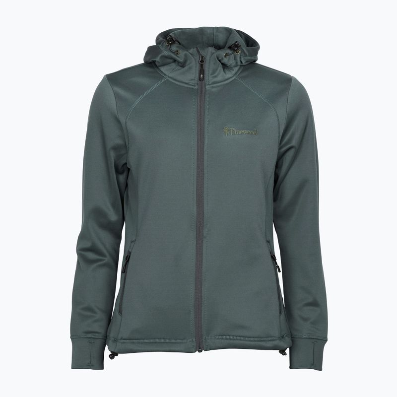 Damen-Trekking-Sweatshirt Pinewood Finnveden Hoodie d.storm blau 9