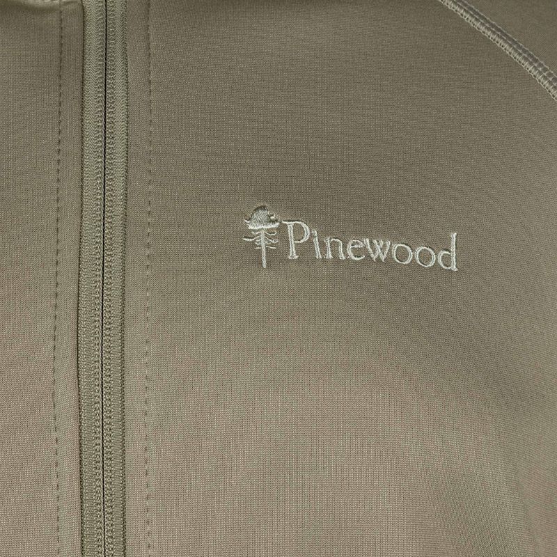 Herren Pinewood Finnveden Hoodie mid khaki trekking sweatshirt 3