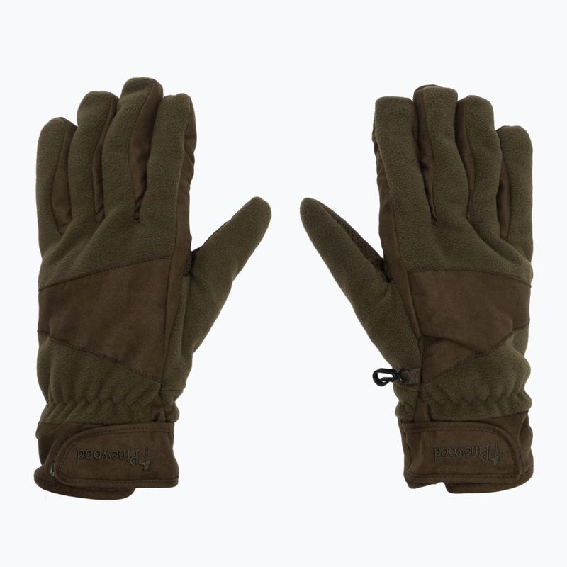 Handschuhe Herren Pinewood Småland Hunters Extreme Fleece h.brown / suede brown 2