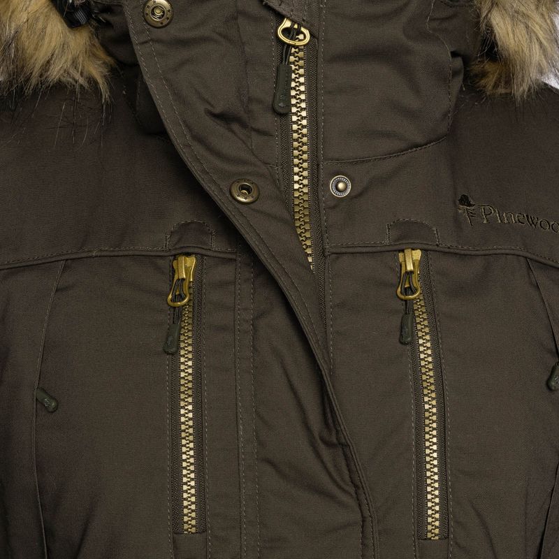 Damen Wintermantel Pinewood Finnveden Winter Parka d.olive 9