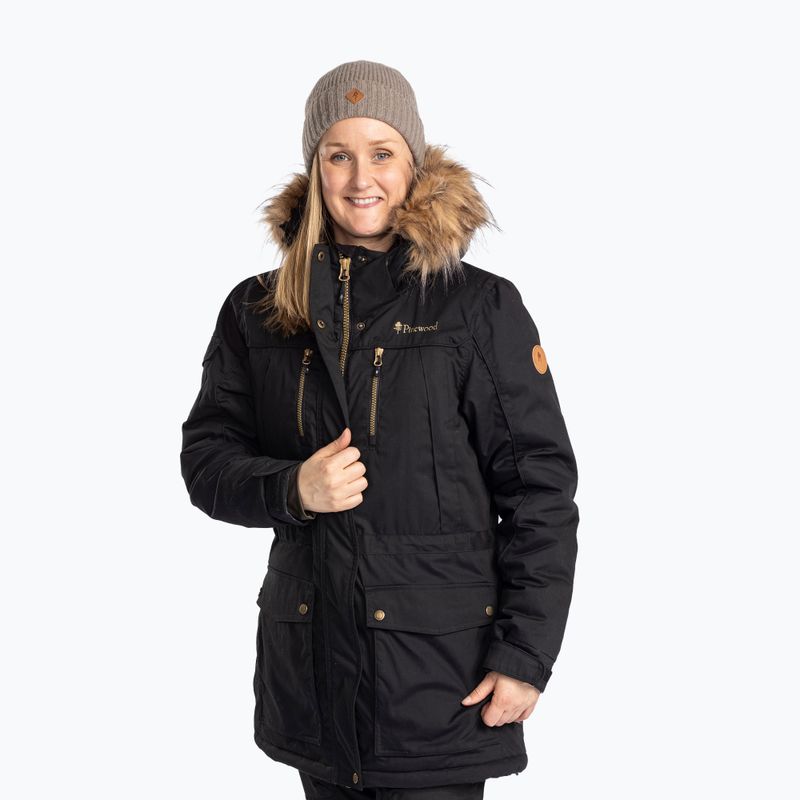 Pinewood Damen Daunenjacke Finnveden Winter Parka schwarz