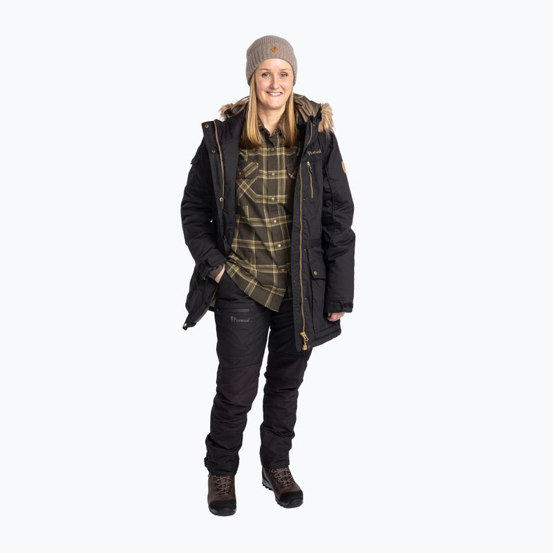 Damen Wintermantel Pinewood Finnveden Winter Parka schwarz 2