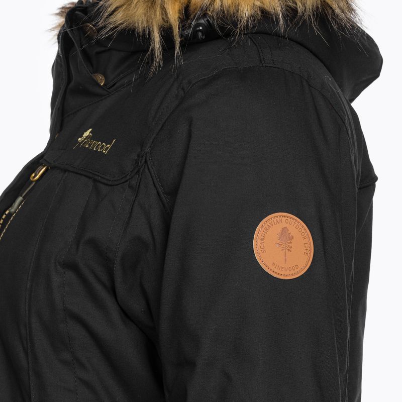 Damen Wintermantel Pinewood Finnveden Winter Parka schwarz 9