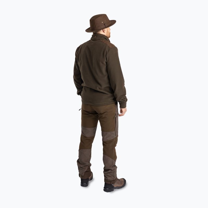 Sweatshirt Hoodie Herren Pinewood Småland Hunters Half Zip h.brown 3
