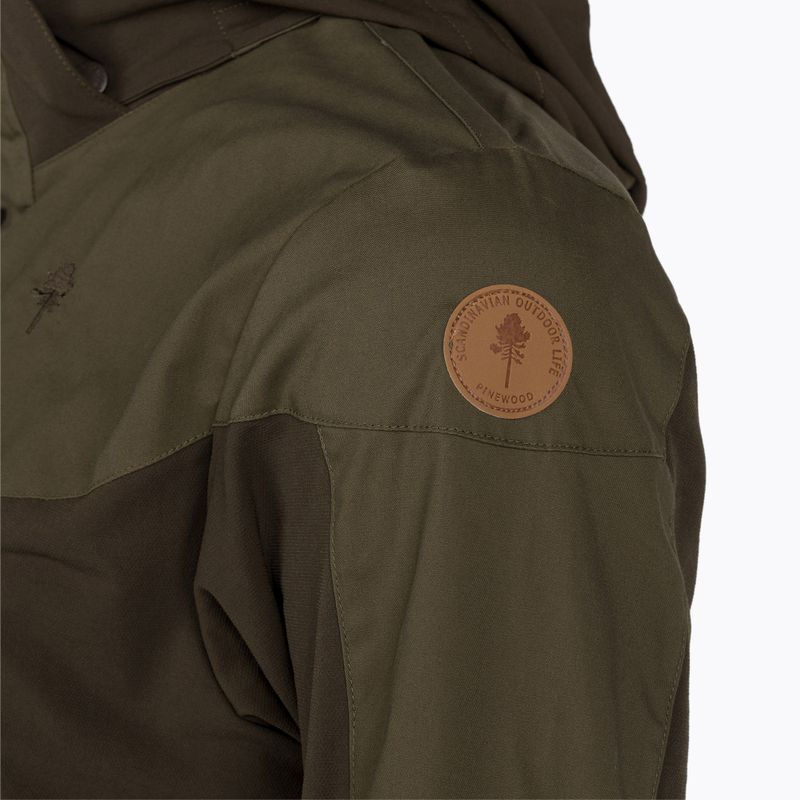 Herren Pinewood Finnveden Hybrid Jacke d.olive/h.olive 3