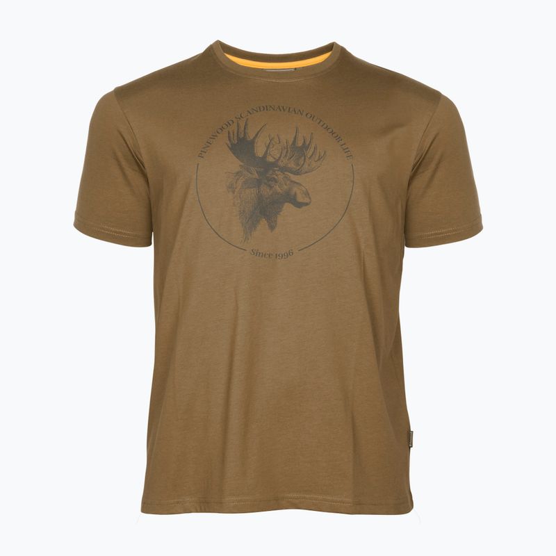 Herren Pinewood Moose h.olive T-shirt