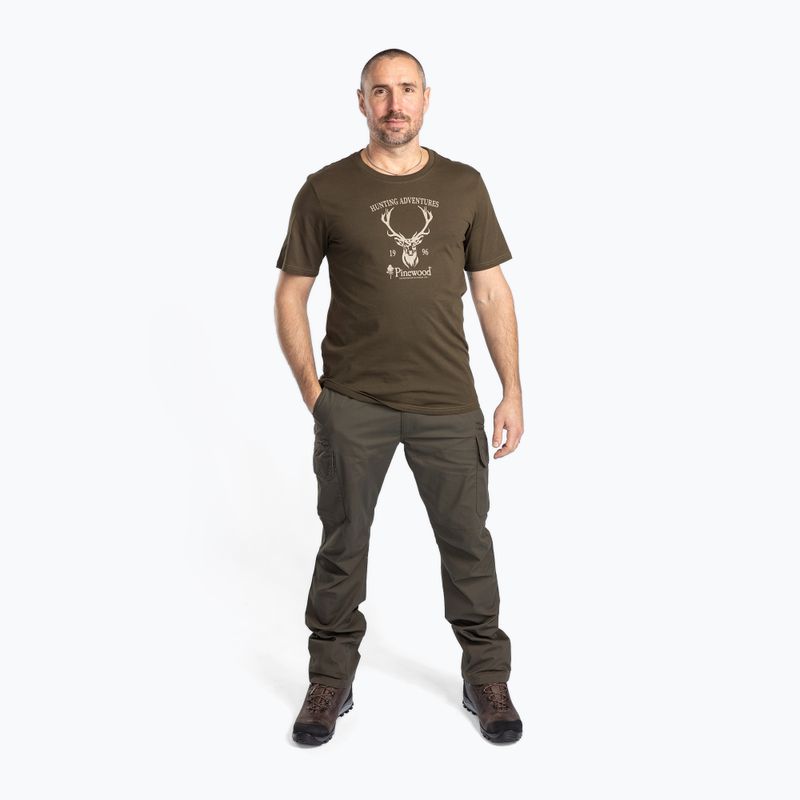 Herren-T-Shirt Pinewood Red Deer green 2