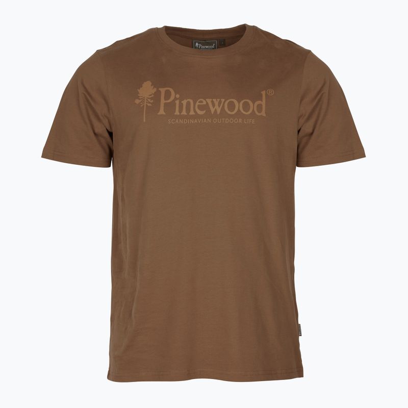 Herren Pinewood Outdoor Life Nougat-T-Shirt