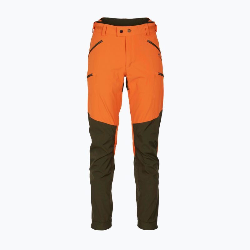 Herren Pinewood Abisko Membranhose b.orange/moosgrün 5