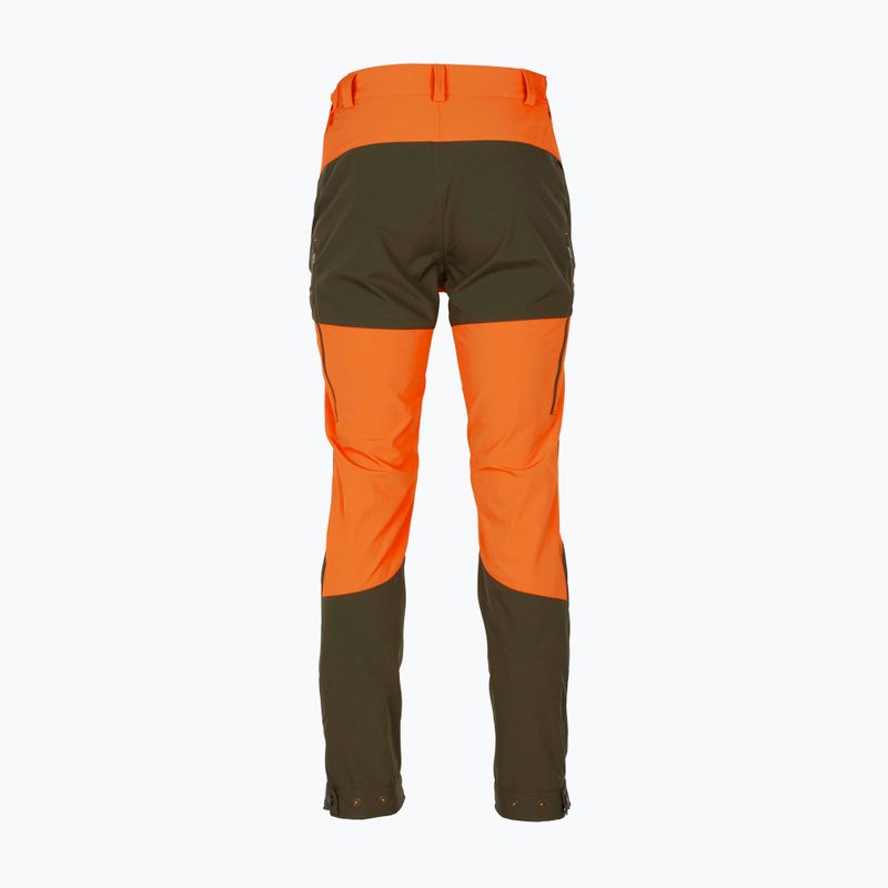Herren Pinewood Abisko Membranhose b.orange/moosgrün 6