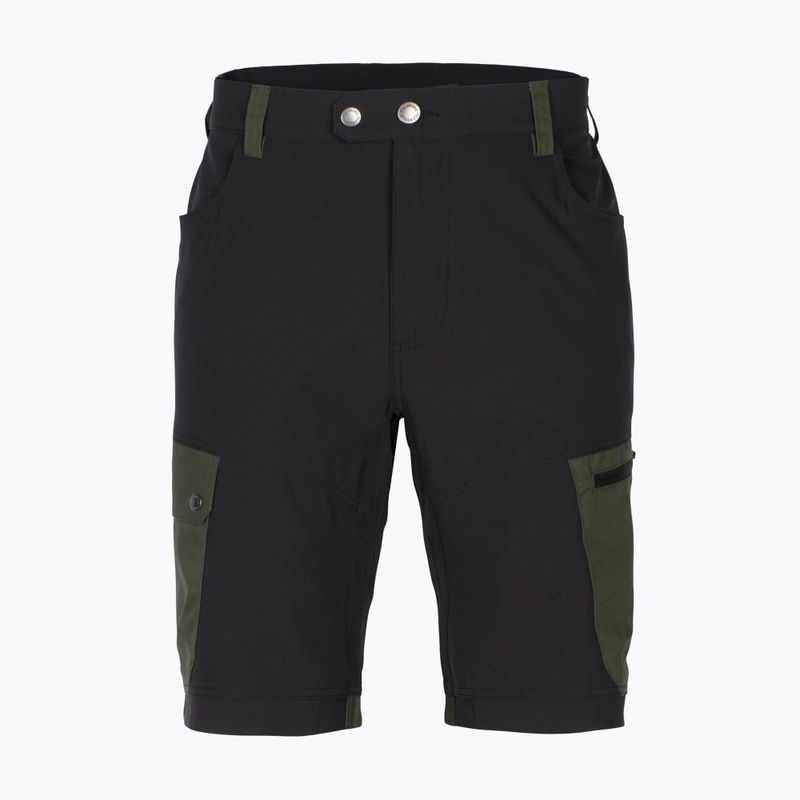 Herren Pinewood Finnveden Trail Hybrid schwarz/moosgrün Trekkingshorts 4