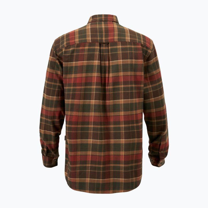 Hemd Herren Pinewood Prestwick Exclusive d.green/terracotta 8