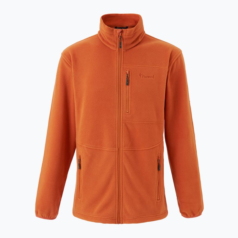 Herren-Trekking-Fleece Pinewood Finnveden Fleece burnt orange 7