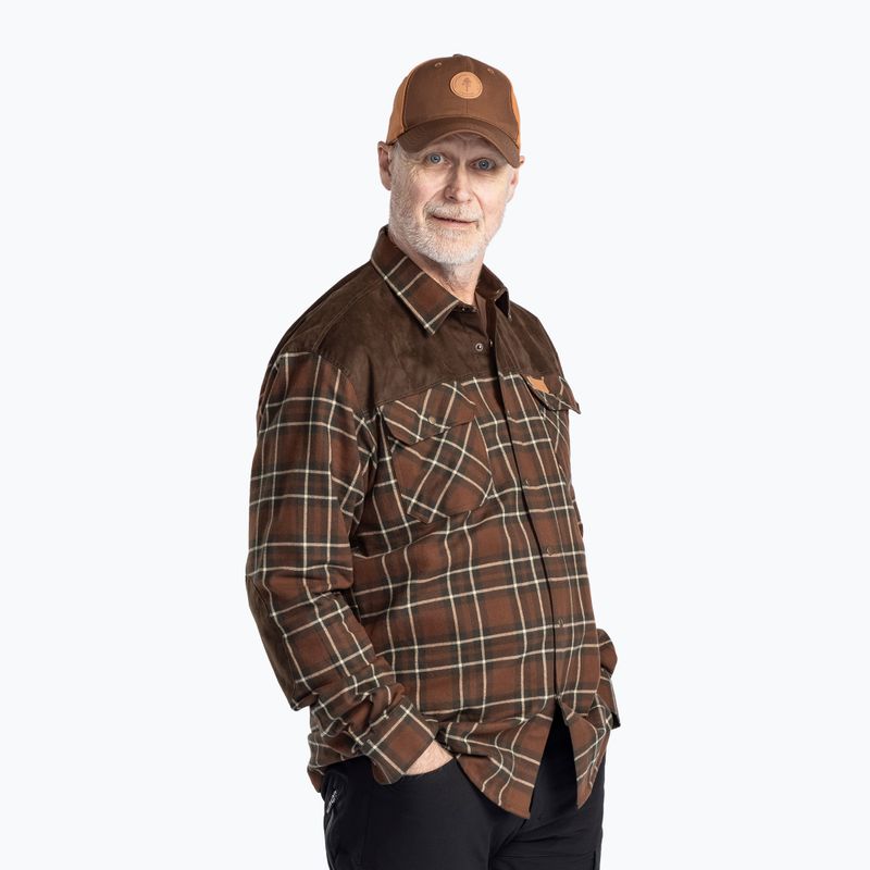 Hemd Herren Pinewood Douglas nougat/beige