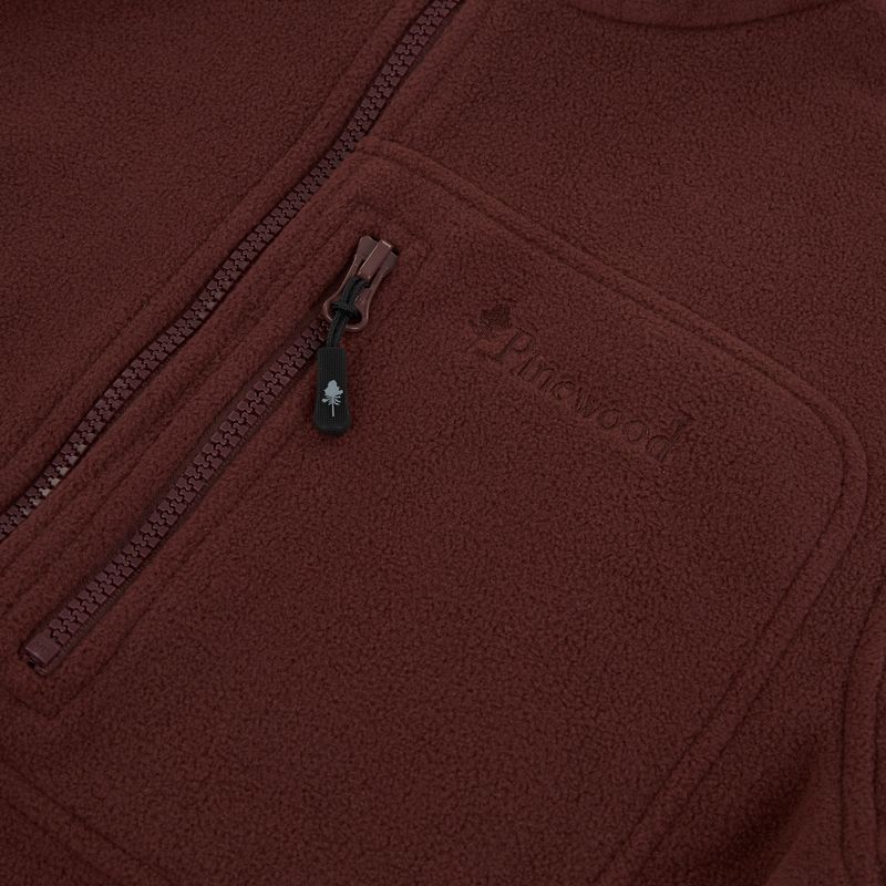 Trekking Sweatshirt Hoodie Damen Pinewood Finnveden Fleece earth plum 3