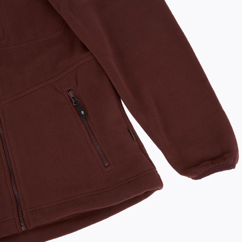 Trekking Sweatshirt Hoodie Damen Pinewood Finnveden Fleece earth plum 4