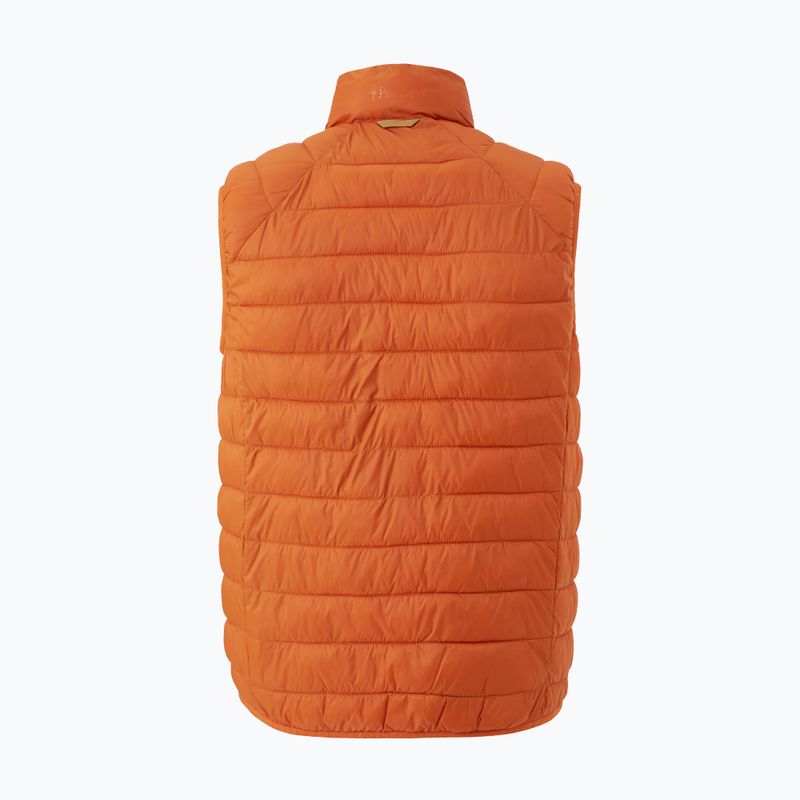 Herren Pinewood Abisko Insulation gebrannt orange Trekking ärmellose Jacke 9