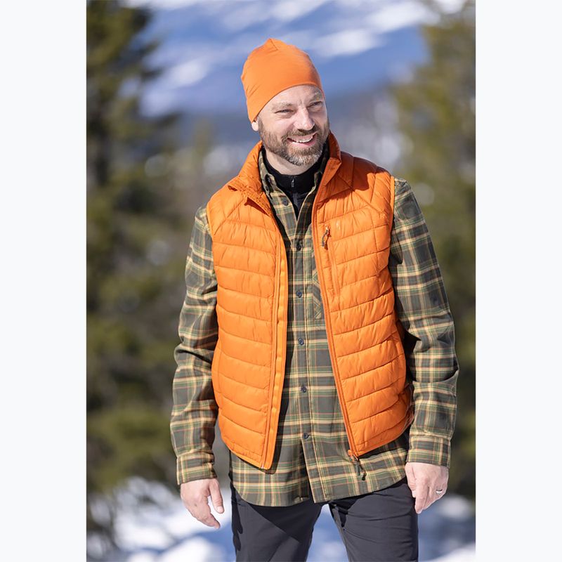 Herren Pinewood Abisko Insulation gebrannt orange Trekking ärmellose Jacke 14