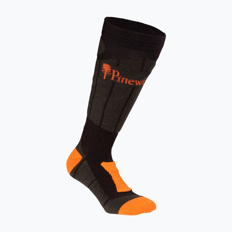 Pinewood Technical Long Wool Trekkingsocken d.grün / grün
