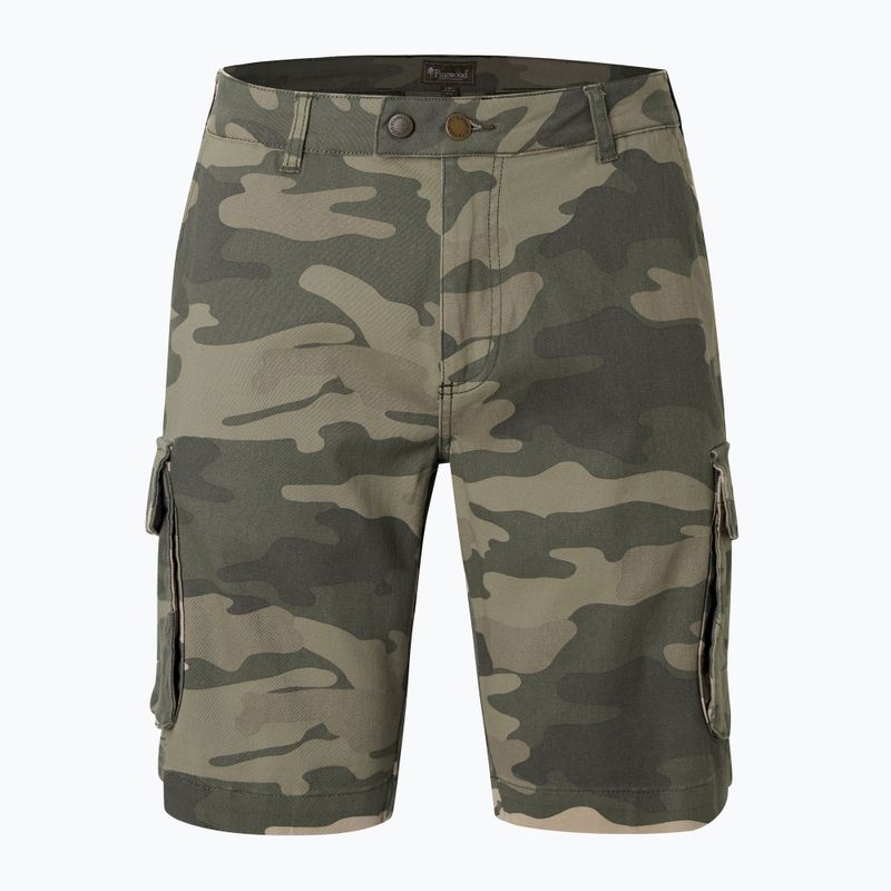 Herren Pinewood Värnamo Serengeti khaki camou trekking shorts 5