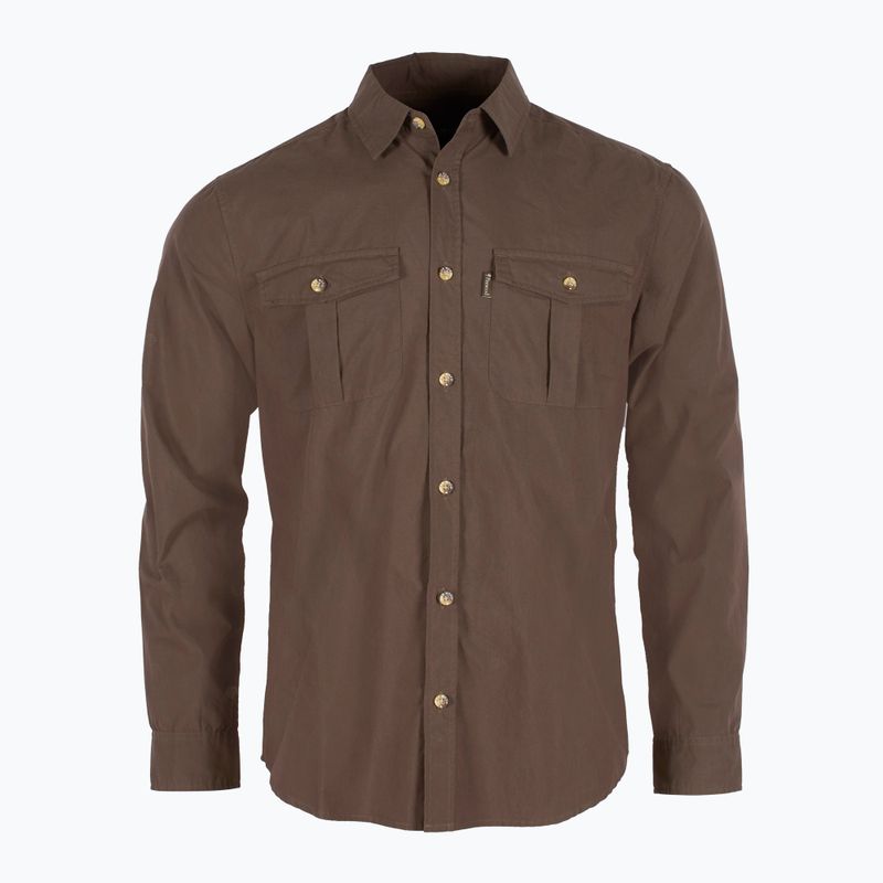 Herren Pinewood Safari LS Hemd d.olive 4