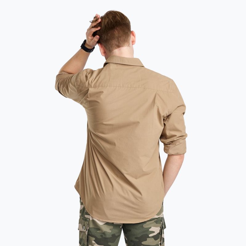 Herrenhemd Pinewood Safari LS sandstone 2