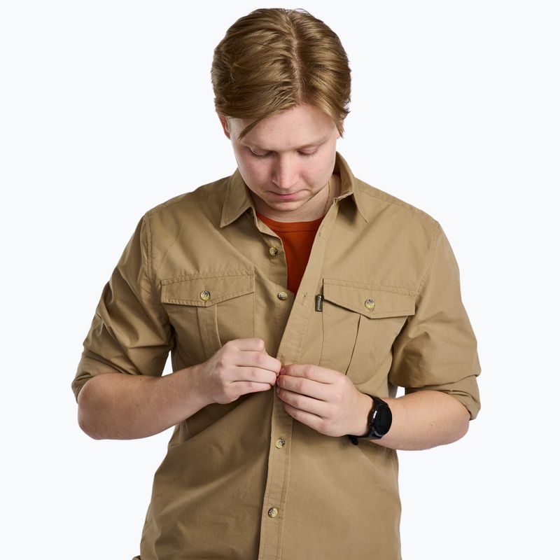 Herrenhemd Pinewood Safari LS sandstone 3