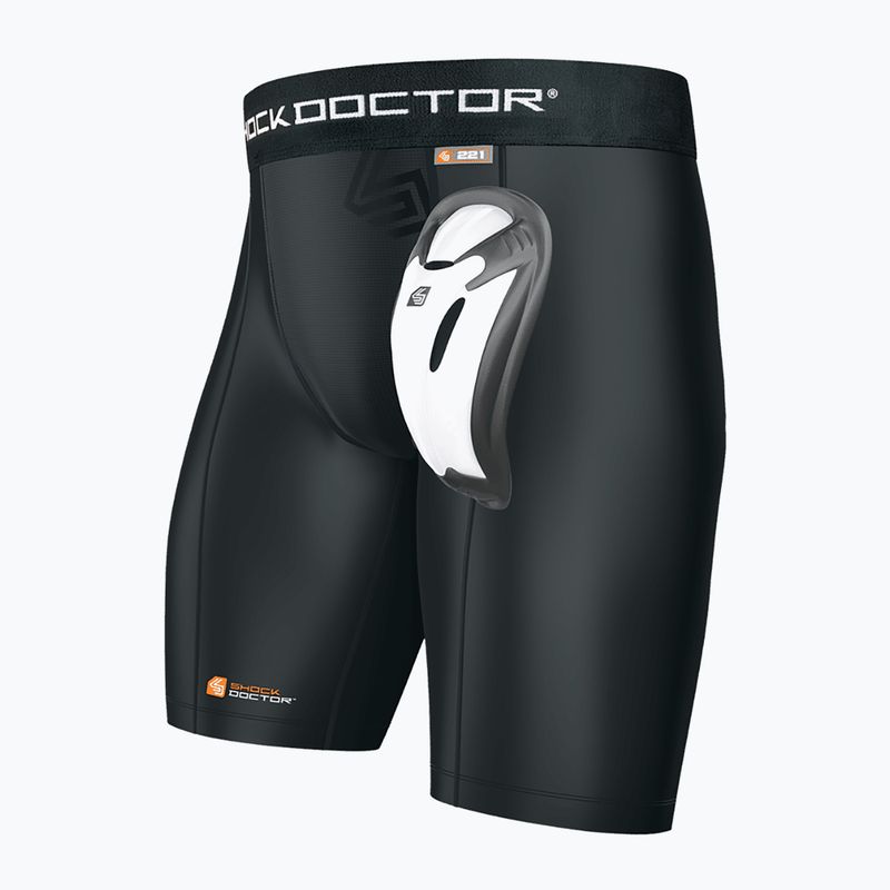 Herren Shock Doctor Core Compression Shorts schwarz SHO31