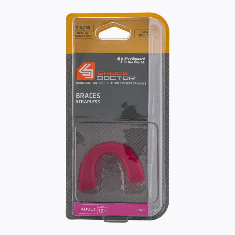 Shock Doctor Hosenträger Kieferschützer rosa SHO45