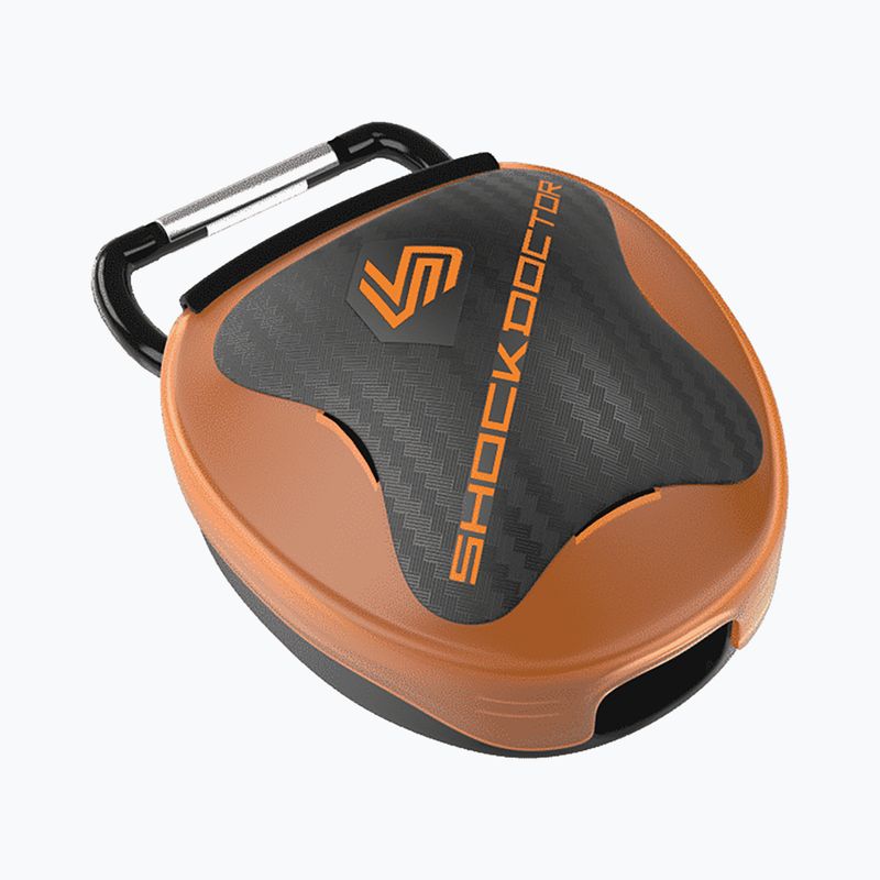 Shock Doctor Mundschutz Etui orange und schwarz SHO41