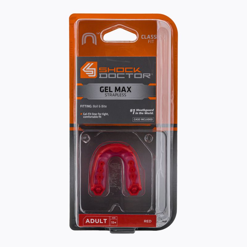 Shock Doctor Gel Max Kieferschützer rot SHO04