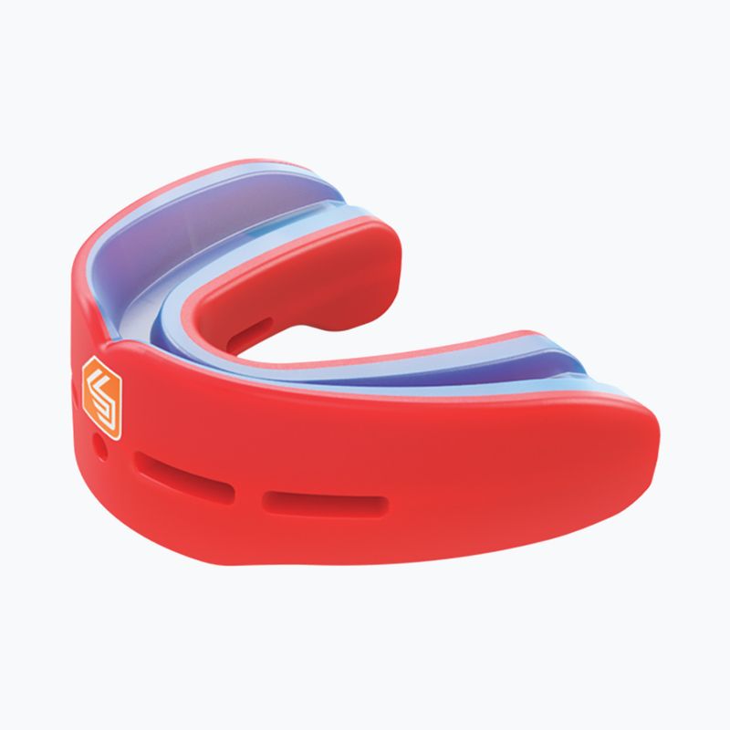 Shock Doctor Nano Doppelter roter SHO57 Kieferprotektor 2