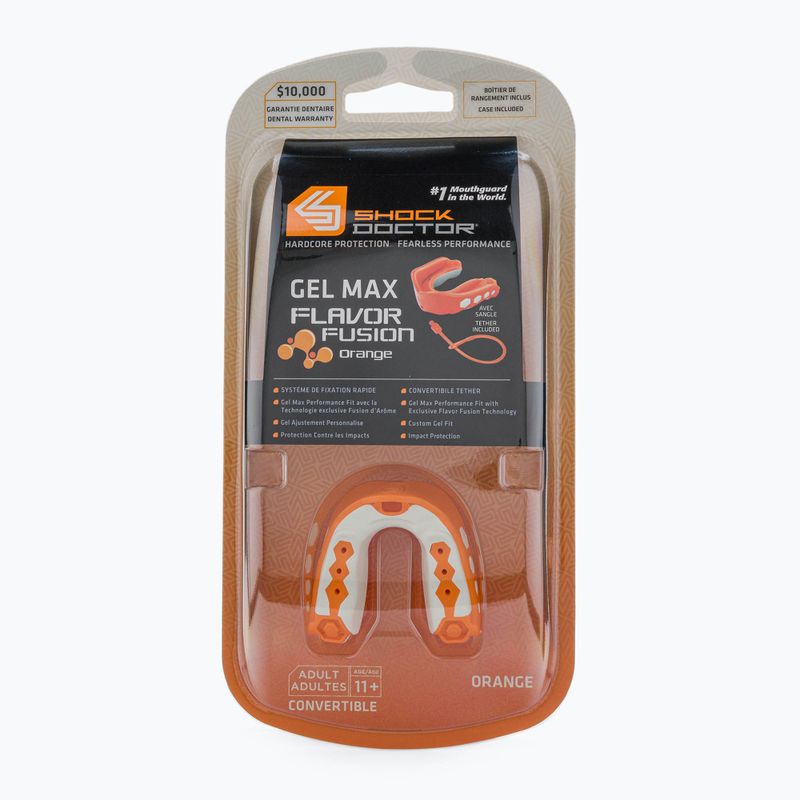 Shock Doctor Gel Max Flavor Fusion orange SHO08 Kieferprotektor