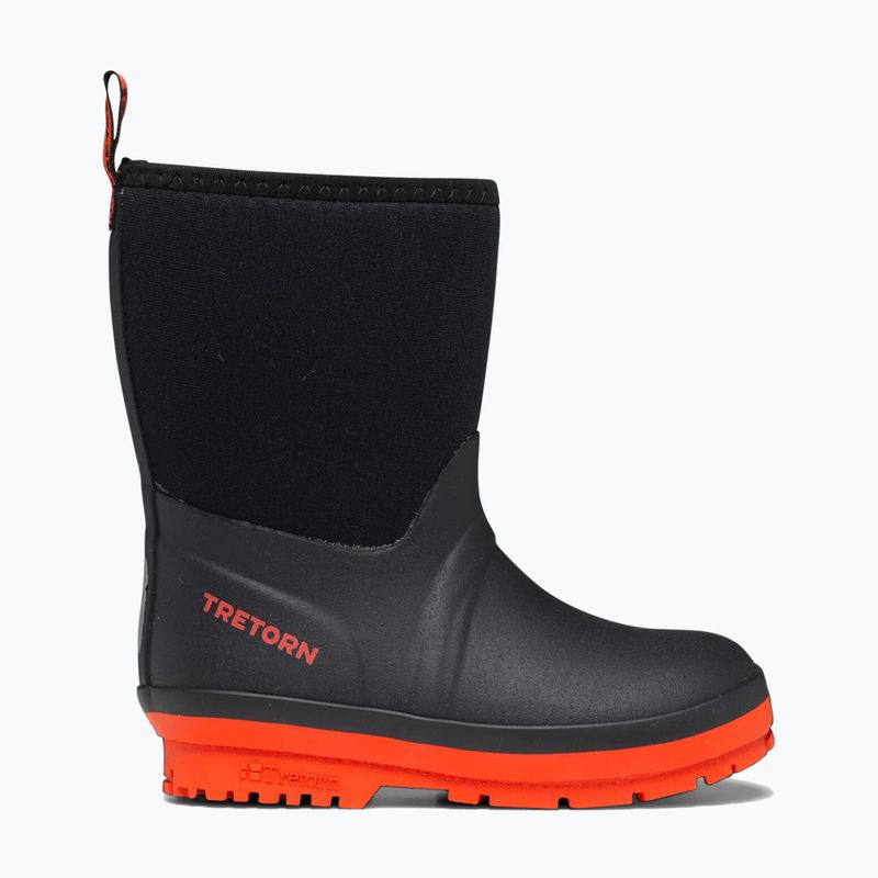 Gummistiefel Kinder Tretorn Kuling Neoprene black/burnt henna 8