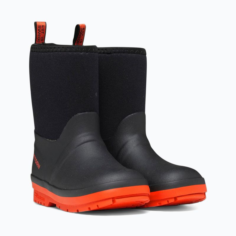 Gummistiefel Kinder Tretorn Kuling Neoprene black/burnt henna 9
