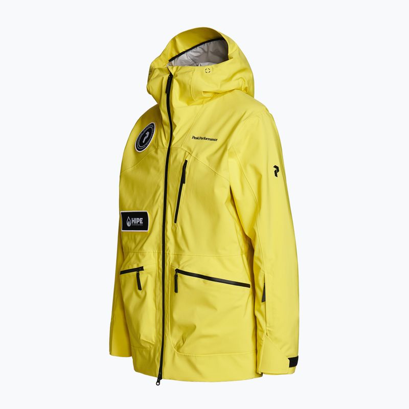 Herren Skijacke Peak Performance Vertixs 2L gelb G76641010 3