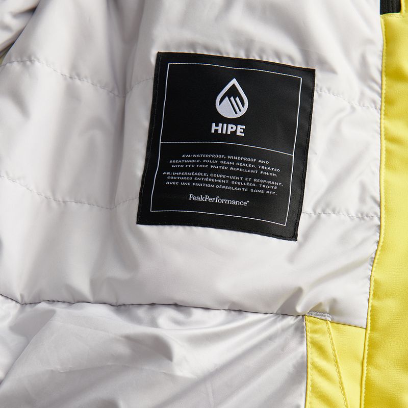 Herren Skijacke Peak Performance Vertixs 2L gelb G76641010 5