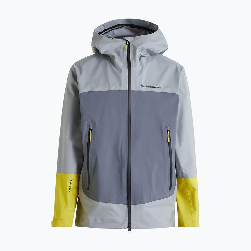 Herren Peak Performance Vislight Gore Tex Hellgrau Regenjacke G77199050