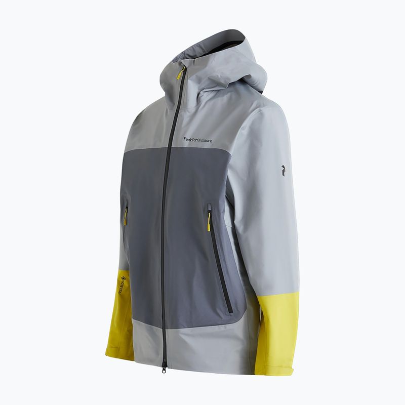 Herren Peak Performance Vislight Gore Tex Hellgrau Regenjacke G77199050 2