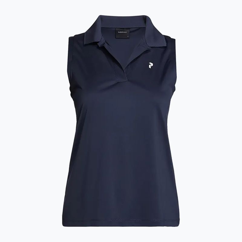 Peak Performance Illusion Damen Poloshirt navy blau G77553020