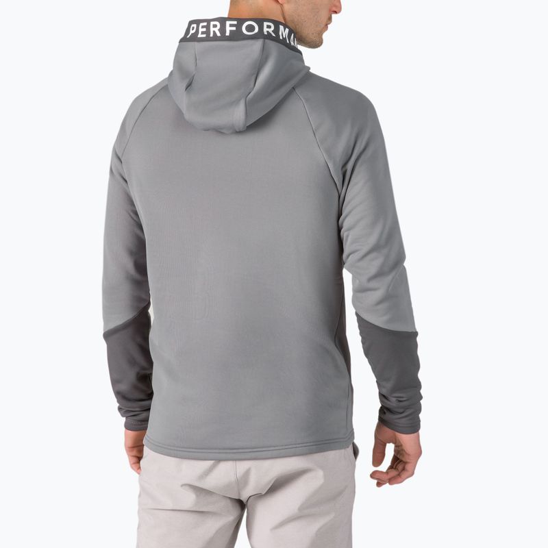 Herren Peak Performance Rider Zip Hood Trekking-Sweatshirt grau G77244080 3