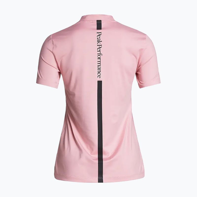 Frauen Peak Performance Turf Zip Trekking-Shirt rosa G77179090 3