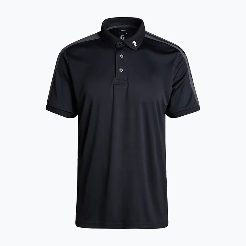 Herren Peak Performance Player Poloshirt schwarz G77171090