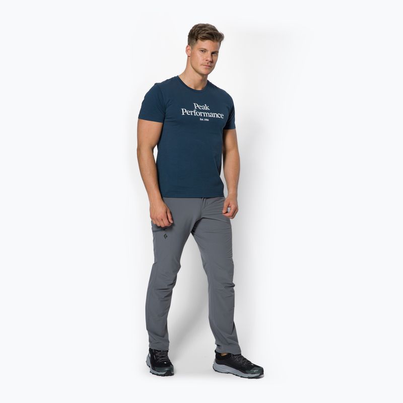 Herren Peak Performance Original Tee navy blau Trekking-T-Shirt G77266180 2