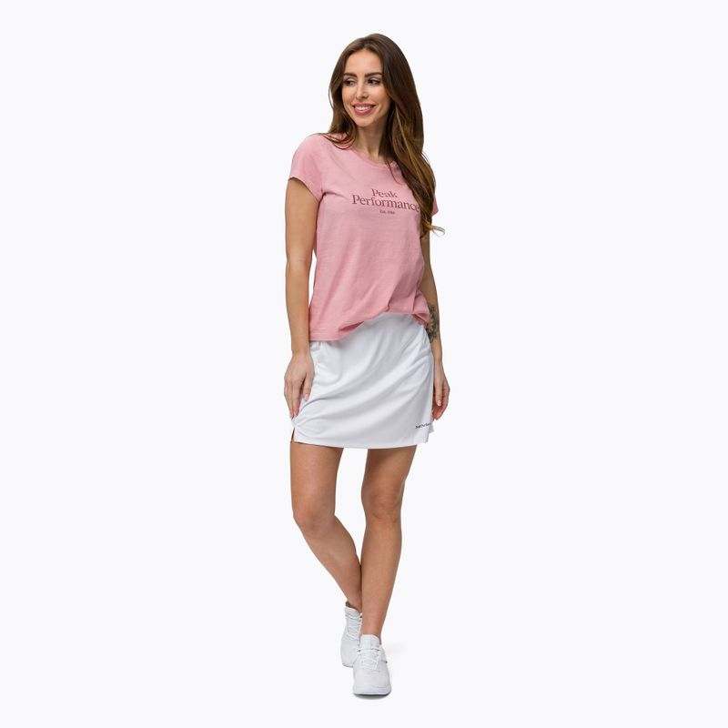 Damen-Trekking-Shirt Peak Performance Original Tee rosa G77280040 2