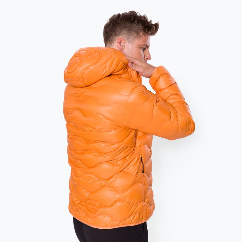 Männer Peak Performance Helium Down Hood Orange Jacke G77243110 3