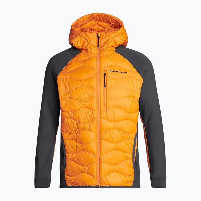 Männer Peak Performance Helium Down Hybrid Hood Jacke Orange G77227100