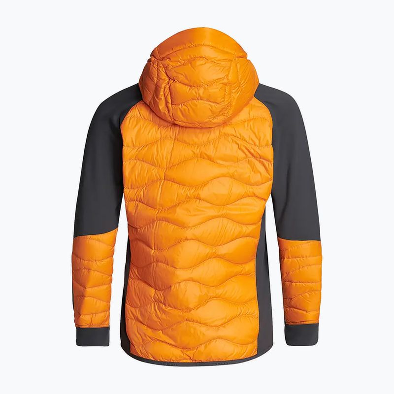 Männer Peak Performance Helium Down Hybrid Hood Jacke Orange G77227100 3