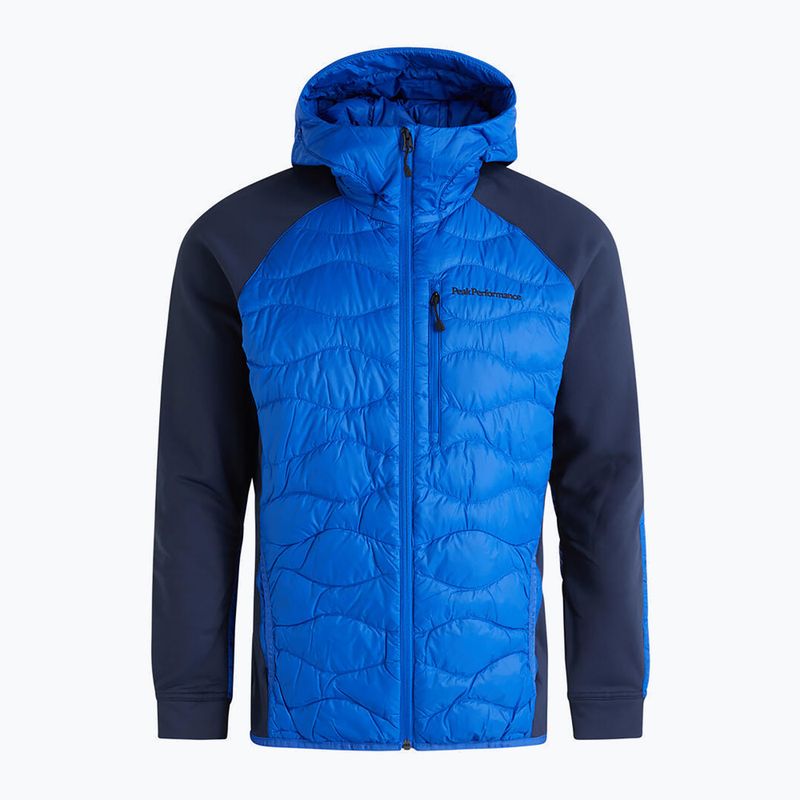 Männer Peak Performance Helium Down Hybrid Hood Jacke blau G77855110