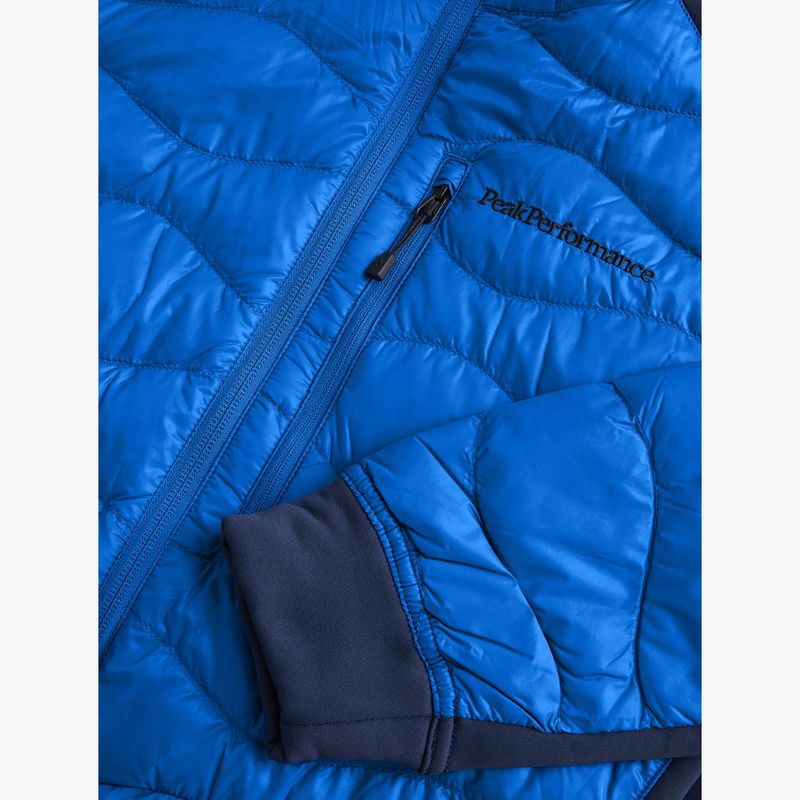 Männer Peak Performance Helium Down Hybrid Hood Jacke blau G77855110 4
